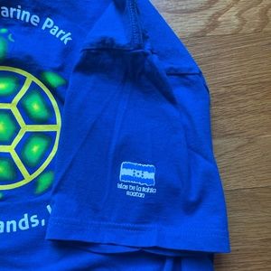 Mens Vintage Roatan Honduras Marine Park Sea Turtle T Shirt